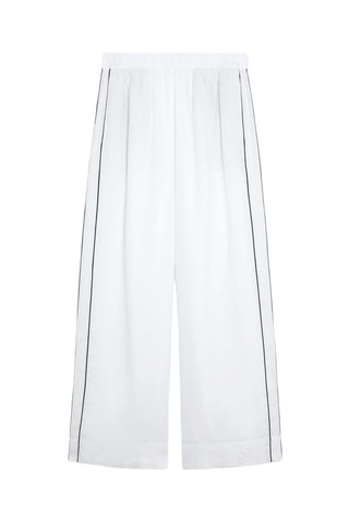 Pantalon en lin - Blanc
