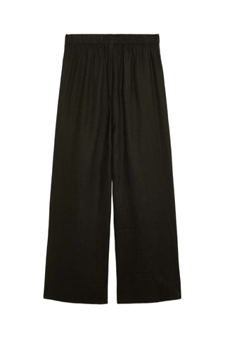 Pantalon en lin - Noir