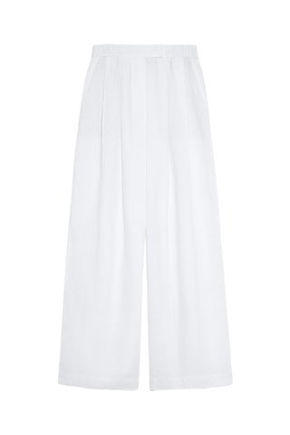 Pantalon en lin - Blanc