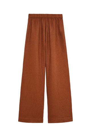Pantalon en lin - Marron