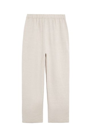 Pantalon en lin - Beige