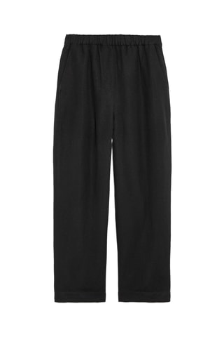 Pantalon en lin - Noir