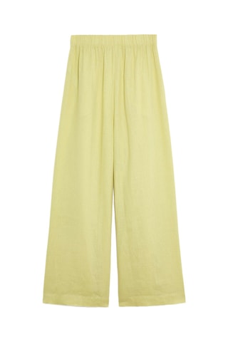 Pantalon en lin - Vert citron