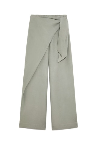 Pantalon en lin - Kaki