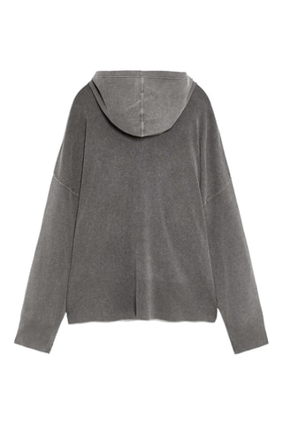 Gilet à capuche - Anthracite chiné