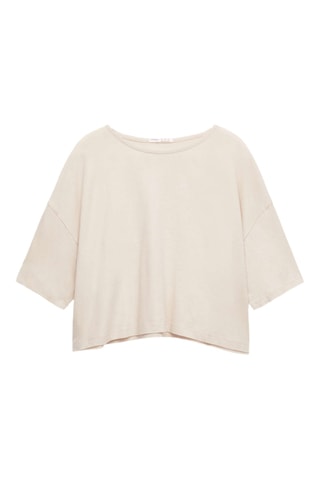 T-shirt cropped - Ecru