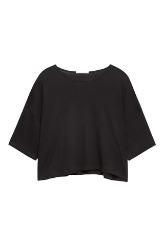 T-shirt cropped - Noir