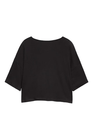 T-shirt cropped - Noir