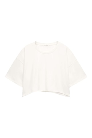 T-shirt cropped - Blanc