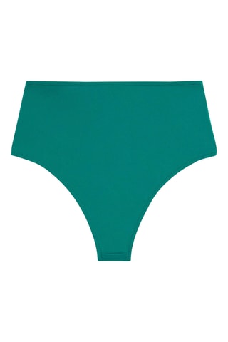 Bas de maillot taille haute - Turquoise