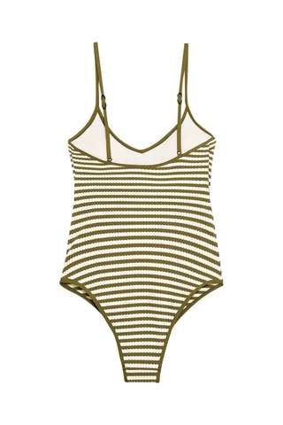 Maillot 1 pièce - Kaki