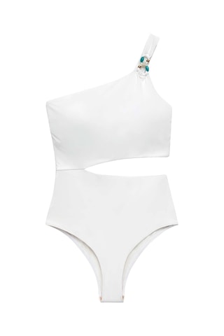 Trikini asymétrique - Blanc
