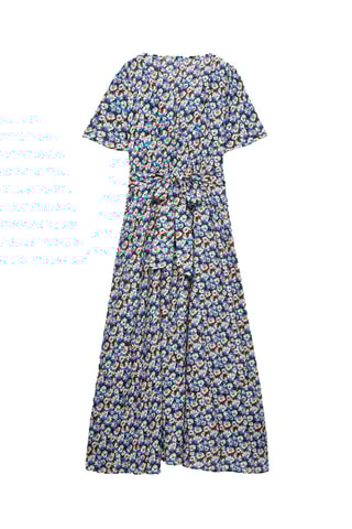 Robe longue - Bleu cobalt