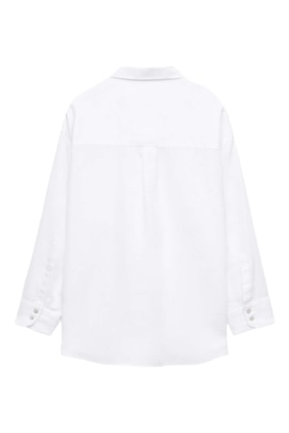 Chemisier en lin - Blanc