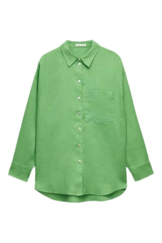 Chemisier en lin - Vert clair
