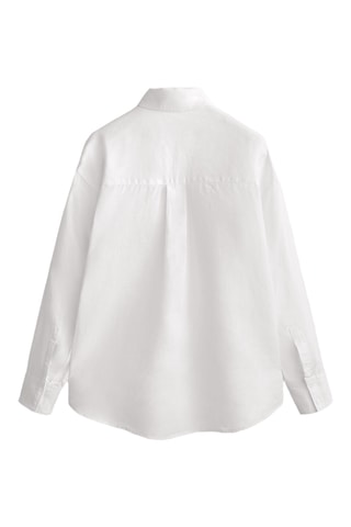 Chemisier en lin - Blanc