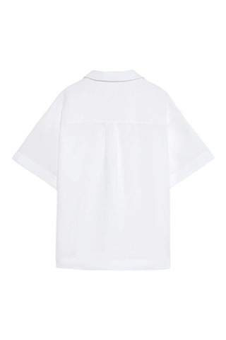 Chemisier en lin - Blanc