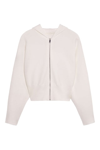 Sweat à capuche - Ecru