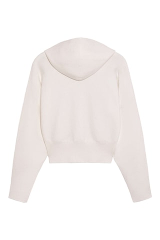 Sweat à capuche - Ecru