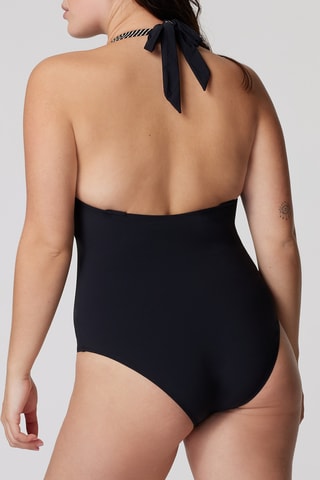 Maillot 1 pièce Claromelo - Noir et blanc - Bestform