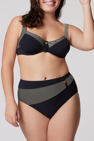 Haut de maillot Claromelo - Noir et blanc - Bestform