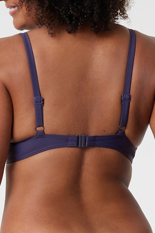 Haut de maillot Copacabana - Bleu marine et ocre - Bestform