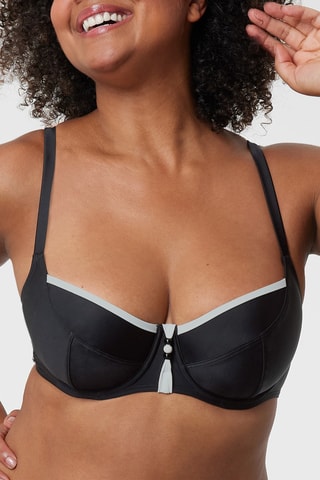 Haut de maillot Copacabana - Noir et gris clair - Bestform