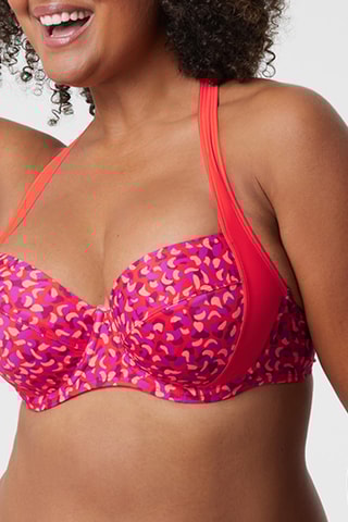 Haut de maillot Sayulita - Orange et fuchsia - Bestform
