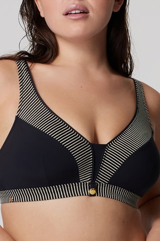 Haut de maillot Claromelo - Noir et blanc - Bestform