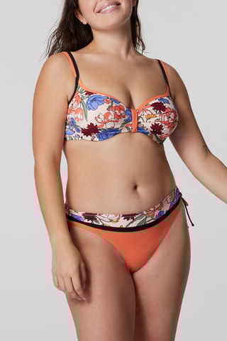 Haut de maillot Isla Passion - Saumon et blanc - Bestform
