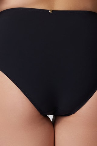 Bas de maillot taille haute Claromelo - Noir et blanc - Bestform