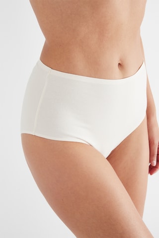 Shorty taille haute Just One Micro - Beige