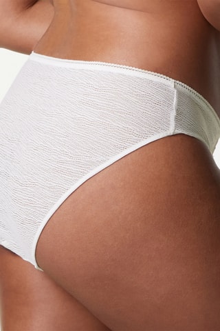 Culotte Capri - Beige et blanc