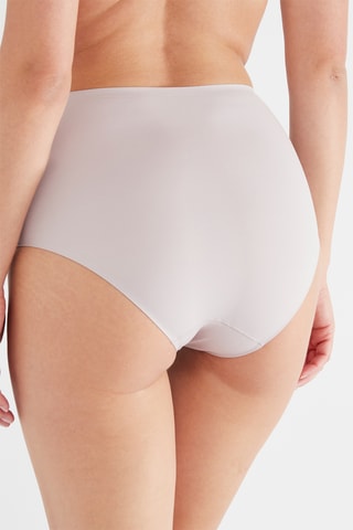 Shorty taille haute Just One Micro - Beige
