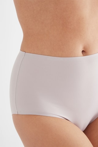 Shorty taille haute Just One Micro - Beige