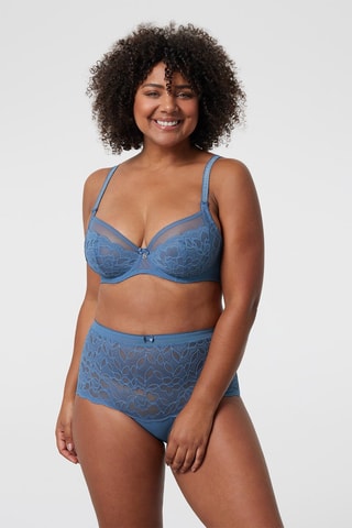Shorty taille haute Capri - Bleu - Bestform
