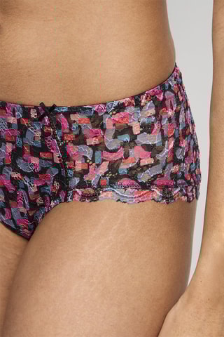 Shorty Luccia Swing - Noir et rouge - Bestform