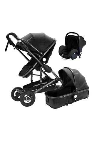 Carrinho 3 em 1 trio 739BH Dos 0 aos 36 meses - Até aos 25 kg - Antracite