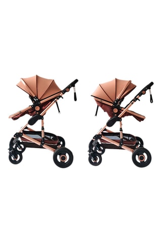 Carrinho 3 em 1 trio 739BH Dos 0 aos 36 meses - Até aos 25 kg - Cinzento