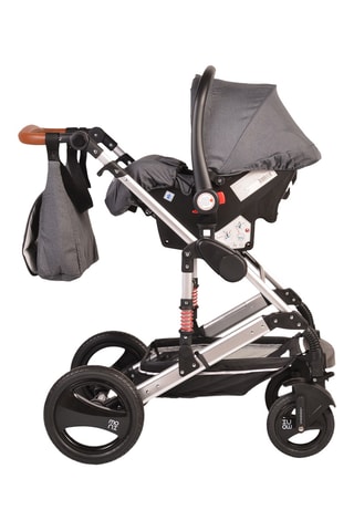 Carrinho 3 em 1 - Preto - A partir de 6 meses - Até 15 kg