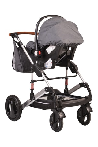 Carrinho 3 em 1 - Preto - A partir de 6 meses - Até 15 kg