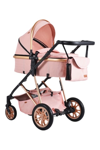Carrinho 3 em 1 - Rosa - A partir dos 6 meses - Até 15 kg