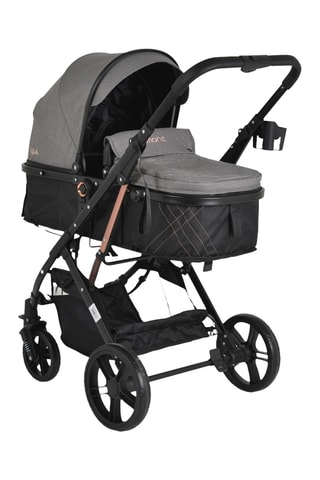 Carrinho de bebé - Cinzento - A partir dos 6 meses - Até 15 kg