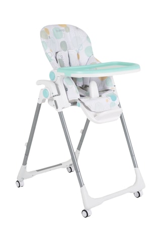 Chaise haute à roulettes - Dès 6 mois - Jusqu’à 15 kg