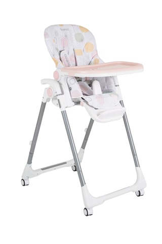 Chaise haute à roulettes - Dès 6 mois - Jusqu’à 15 kg