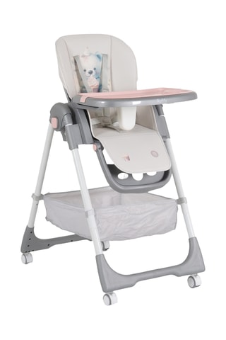 Chaise haute évolutive à roulettes - Dès 6 mois - Jusqu’à 15 kg