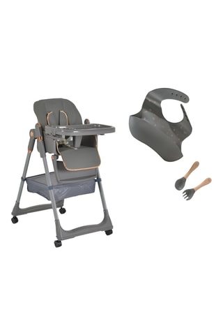 Chaise haute évolutive à roulettes - Dès 6 mois - Jusqu’à 15 kg