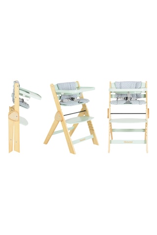 Chaise haute évolutive en bois - Dès 6 mois - Jusqu’à 15 kg