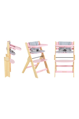 Chaise haute évolutive en bois - Dès 6 mois - Jusqu’à 15 kg