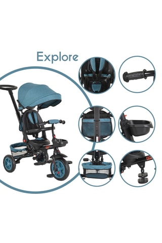 Tricycle - ciel - Dès 12 mois - Jusqu'à 25 kg